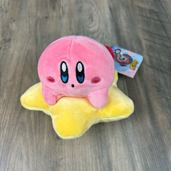 Nintendo Other - Nintendo Warpstar Kirby Junior Mocchi Mocchi 6" Plush RARE New With Tags